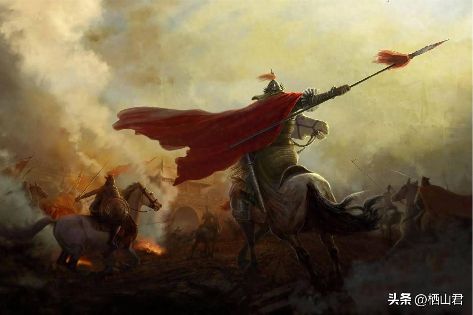 耿恭率三百人死守孤城一年，吃胡虏肉，饮匈奴血，成为岳飞的偶像